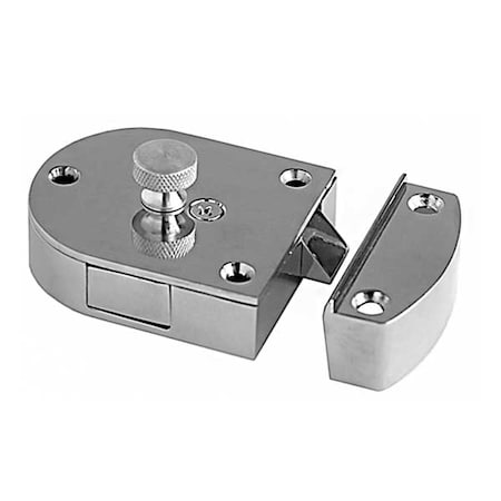 Major S200-SPA - Secret Gate Latch - Plated Chrome Finish MJR-S200-SPA
